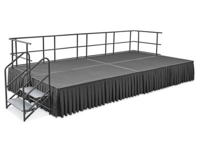 Guard Rails For Portable Performance Stages By National Public Seating