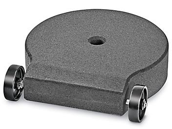 Heavy-Duty Sign Base with Wheels - 60 lb H-9495
