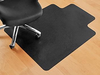 Hard Surface Chair Mat with Lip - 36 x 48", Black H-9515