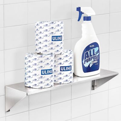 Bathroom Shelf - 12 x 5 x 4 H-9521 - Uline