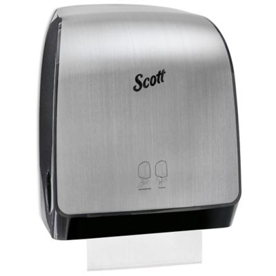 Best Buy: iTouchless Towel-Matic II Automatic Paper Towel Dispenser  Metallic Silver TM002S