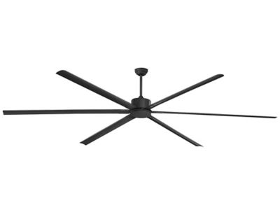 Industrial Ceiling Fan - 120", Black H-9584BL