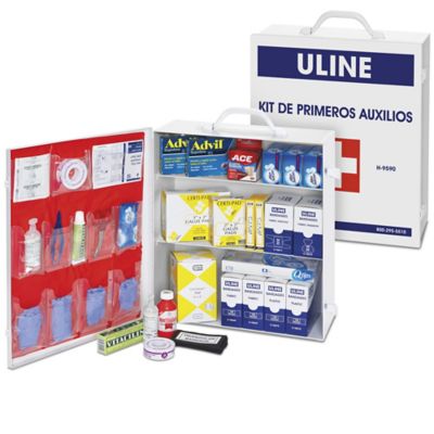 Uline First Aid Kit Mexico, 100 Person H9590 Uline