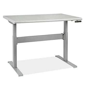 Adjustable Height Workbench - 48 x 30", Laminate Top H-9618-LAM