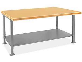 Heavy-Duty Packing Table - 72 x 48", Composite Wood Top H-9624-WOOD