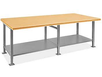 Heavy-Duty Packing Table - 96 x 48", Composite Wood Top H-9625-WOOD