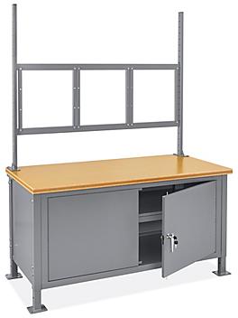 Cabinet Workstation - 60 x 30", Composite Wood Top H-9635-WOOD