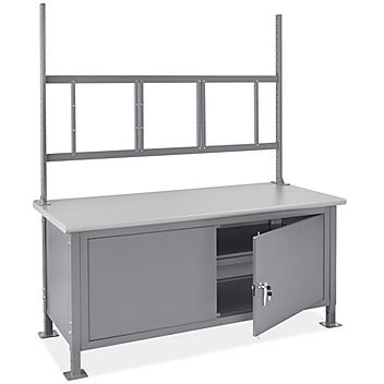 Cabinet Workstation - 72 x 30", Laminate Top H-9636-LAM