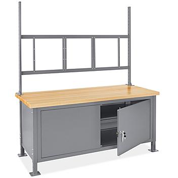Cabinet Workstation - 72 x 30", Maple Top H-9636-MAP