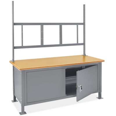 Cabinet Workstation - 72 x 30", Composite Wood Top H-9636-WOOD