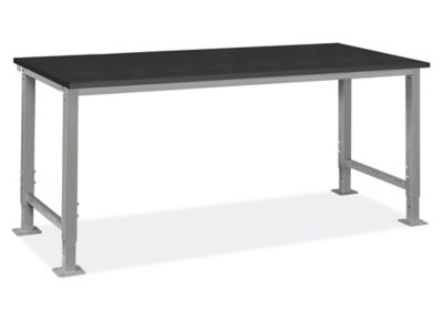 Lab Workbench without Bottom Shelf - 72 x 30", Phenolic Top H-9639