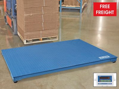 Low Profile Floor Scale - 5 x 7', 10,000 lbs x 2 lbs H-9671