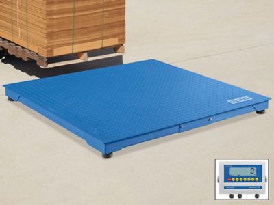 All-Weather Low Profile Floor Scale - 5 x 5', 10,000 lbs x 2 lbs H-9673
