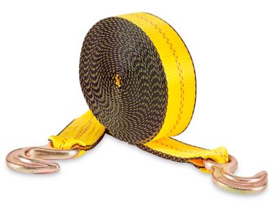 Heavy Duty Tow Straps - Steel Hook, 2 x 30', 9,000 lb Capacity H-9675 -  Uline