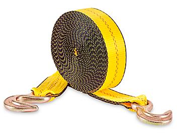Tow Straps - Steel Hook, 2" x 30', 9,000 lb Capacity H-9675