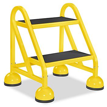 Steel Step Ladder - 2 Steps, Yellow H-968Y