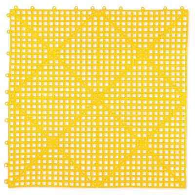 Dri-Dek® Mat - 12 x 12, Yellow H-9694Y - Uline