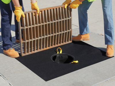 Storm Drain Filter Fabric GrateGator Above Grate Filter For Catch