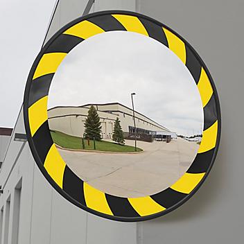 Convex Warning Safety Mirror - 36" H-9724