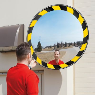 Convex Warning Safety Mirror - 36
