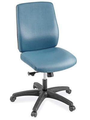 Vinyl Task Chair Black H 9726BL Uline