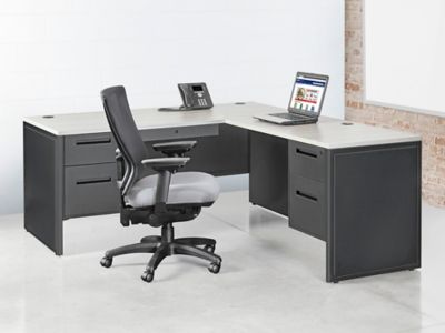 Industrial Office L-Desk – 66 x 78