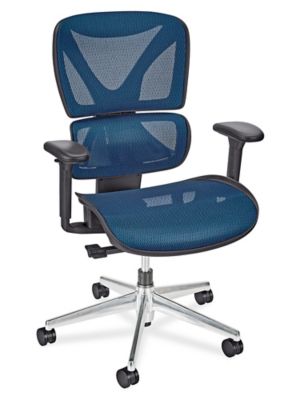 Blue mesh office chair new arrivals