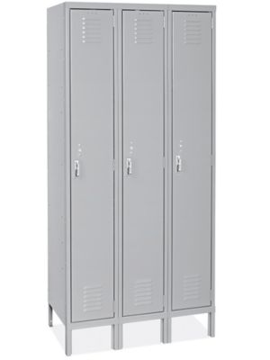 Uline Single Tier Lockers - Assembled, 36 x 12 x 72" H-9866