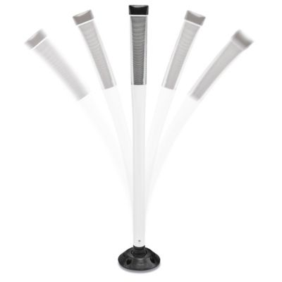 Flexible Delineator Flat Face Post with Base Bulk Pack - 48