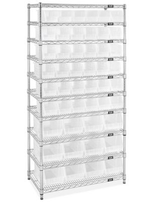 Rubbermaid® Food Storage Boxes - 26 x 18 x 6, Clear S-21500 - Uline