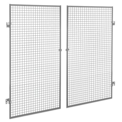 Pallet Rack Enclosure Doors - For 96 x 96" Rack H-9889