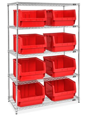 Bins Storage, Storage Bin Shelves, Small Parts Organizer in Stock - ULINE -  Uline