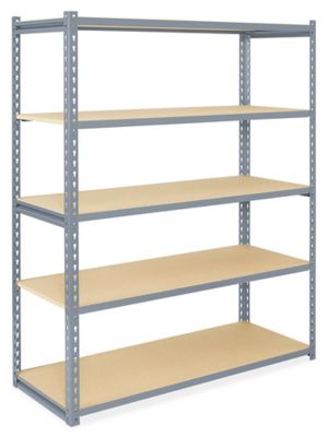 Solid Stainless Steel Shelving - 60 x 24 x 72 H-6817 - Uline