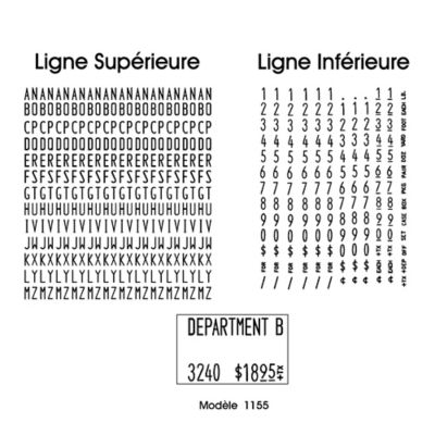 MARQUEUR MONARCH «1115» - ÉTIQUETEUSE À DEUX LIGNES (DATE/PRIX) -  Applicatrices à étiquettes et encre