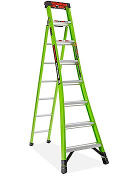 King Kombo&trade; Fiberglass Ladder - 8' H-9945