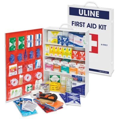 Uline ANSI Approved First Aid Kit Class B+, 250 Person H9997 Uline