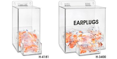 Distributeurs de bouchons d'oreilles en acrylique