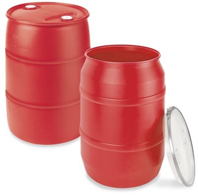 Barils en plastique – Rouge