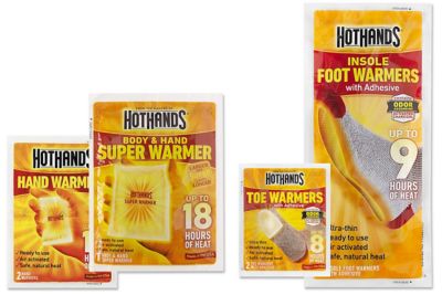Chauffe-mains et chauffe-pieds