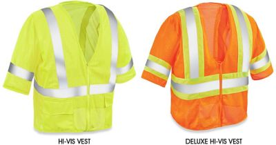 Class 3 Hi-Vis Safety Vests