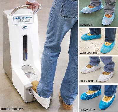 Bootie Butler™, Automatic Shoe Cover Dispenser in Stock - ULINE
