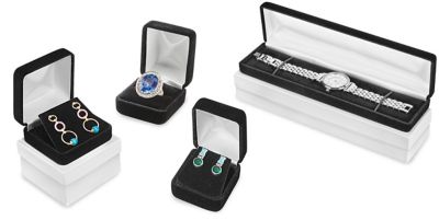 Boîtes à bijoux en velours