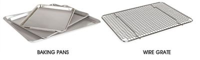 Aluminum Baking Pan - 10 x 13 x 1, Quarter Sheet H-10793 - Uline