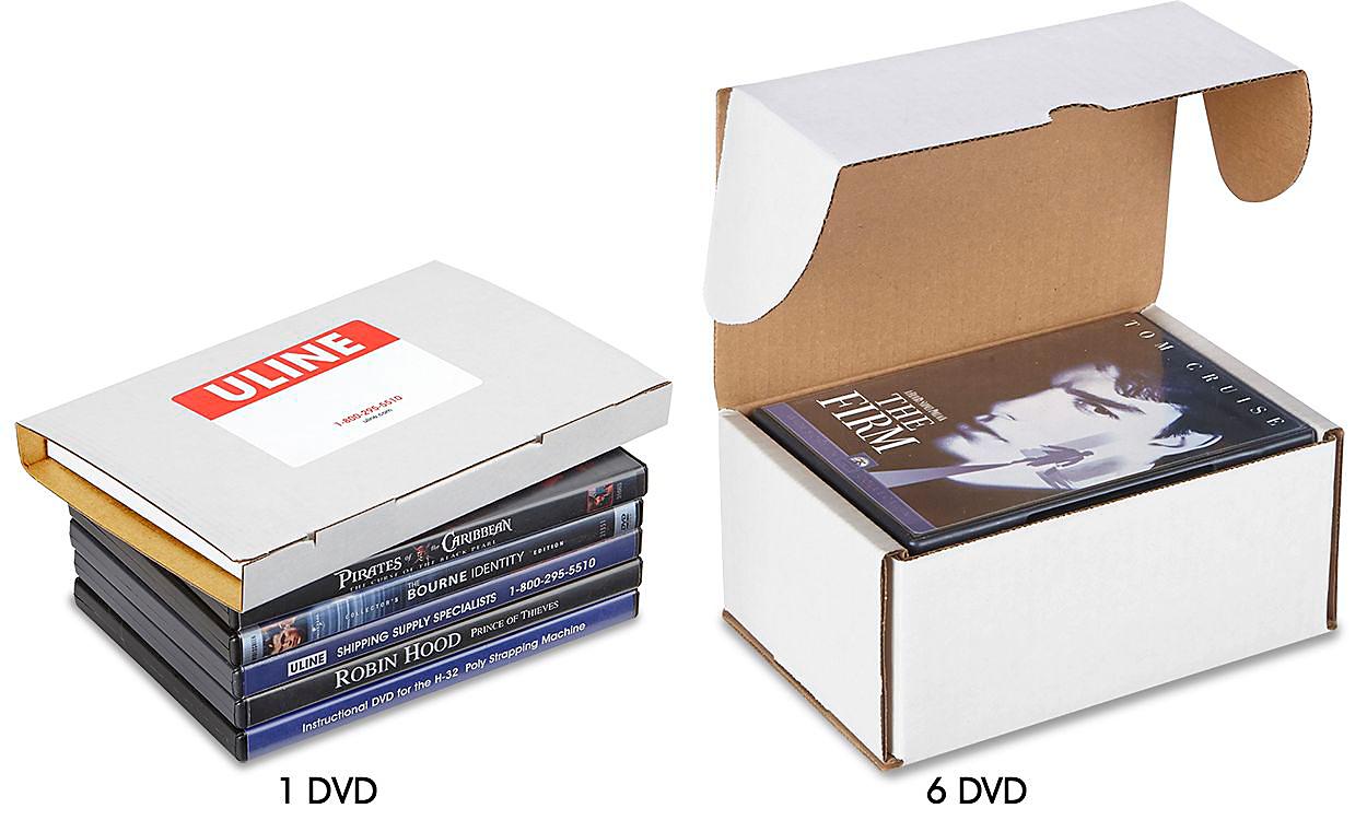 Boîtes d'expédition pour DVD