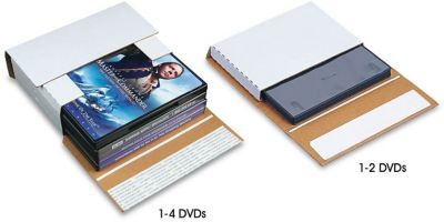Self-Seal DVD Mailers