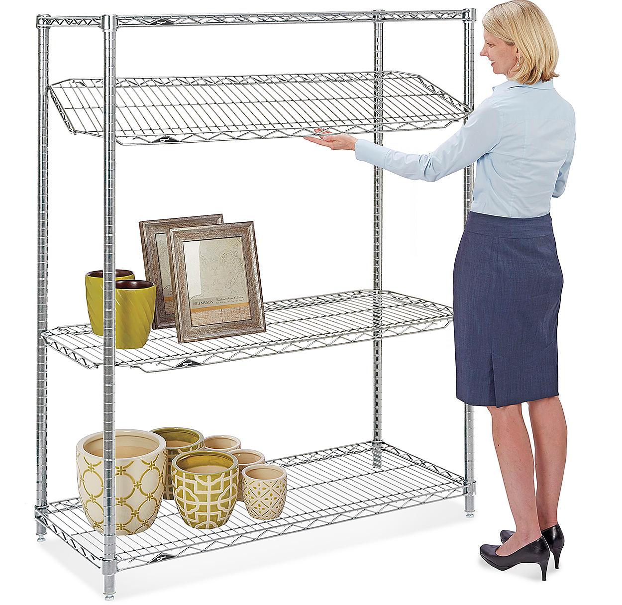 Quick Adjust Wire Shelving