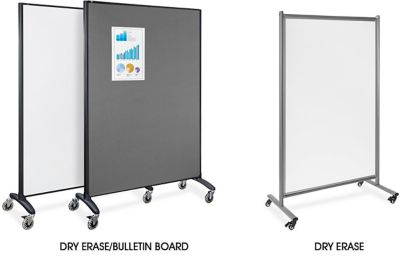 Dry Erase Whiteboard Room Dividers in Stock ULINE