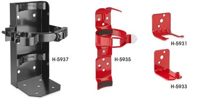 Fire Extinguisher Mounting Brackets in Stock ULINE