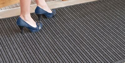 Tapis d'entrée nervurés