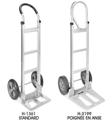 Uline – Diables de manutention standard en aluminium